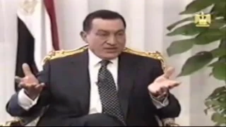 حوار صحفي للرئيس مبارك مع صحفي اسرائيلي  حوار صحفي للرئيس مبارك مع صحفي اسرائيلي