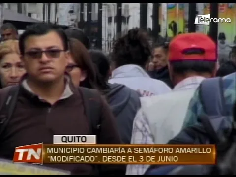 Municipio cambiaría a semáforo amarillo modificado desde el 3 de Junio