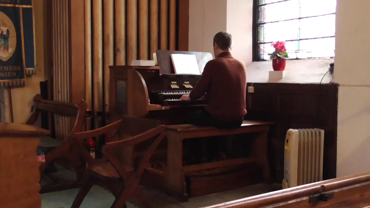 Morning has broken - St Simon and St Jude Church, Cockshutt, Shropshire (Compton organ)