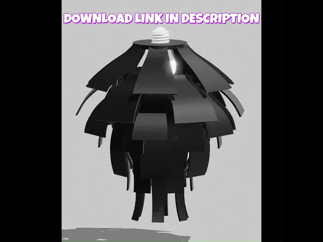Modern Layered Lamp Shade 3D Printable E27 Bulb Compatible video thumbnail