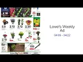 Lowe s Weekly Ad -