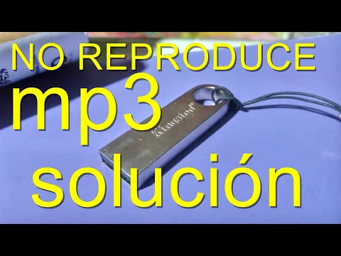 Download MP3 Mi USB no reproduce mis canciones.