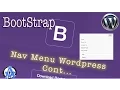 BOOTSTRAP TO WORDPRESS NAVIGATION SUB MENU SEARCH