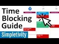 Time Blocking with Google Calendar Tutorial Tips