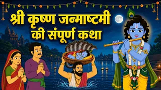 कृष्ण जन्माष्टमी की कहानी~ Janmashtami Ki Kahani 2026 ~ Krishan Janmashtami Ki Katha~ जन्माष्टमी कथा