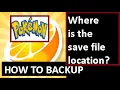 where is citra save file location how to backup save file in citra emulator