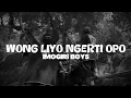 Download Lagu IMOGIRI BOYS - Wong Liyo Ngerti Opo (Video lyric)