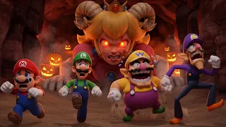 【スーパーマリオパーティ ジャンボリー】マリオ VS ルイージ VS ワリオ VS ワルイージ!4人のミニゲームバトル 4K