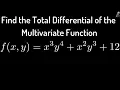 Total Differential of Multivariate Function f x y x 3y 4 x 2y 3 12
