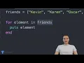 23 For Loops Ruby Tutorial 23