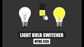 Light Bulb Switcher CSS How to make Toggle Switch in CSS