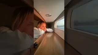 living & cooking on a sailboat ⛵️ #shorts