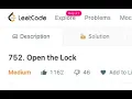 Graph Day 5 Open the Lock LC 752 BFS