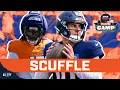 Nik Bonitto and Bo Nix get into it during SPICY Day 13 of Denver Broncos training camp