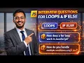 JavaScript Loops Conditional Statements Interview Questions Part 28