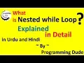 Nested while Loop in C Language