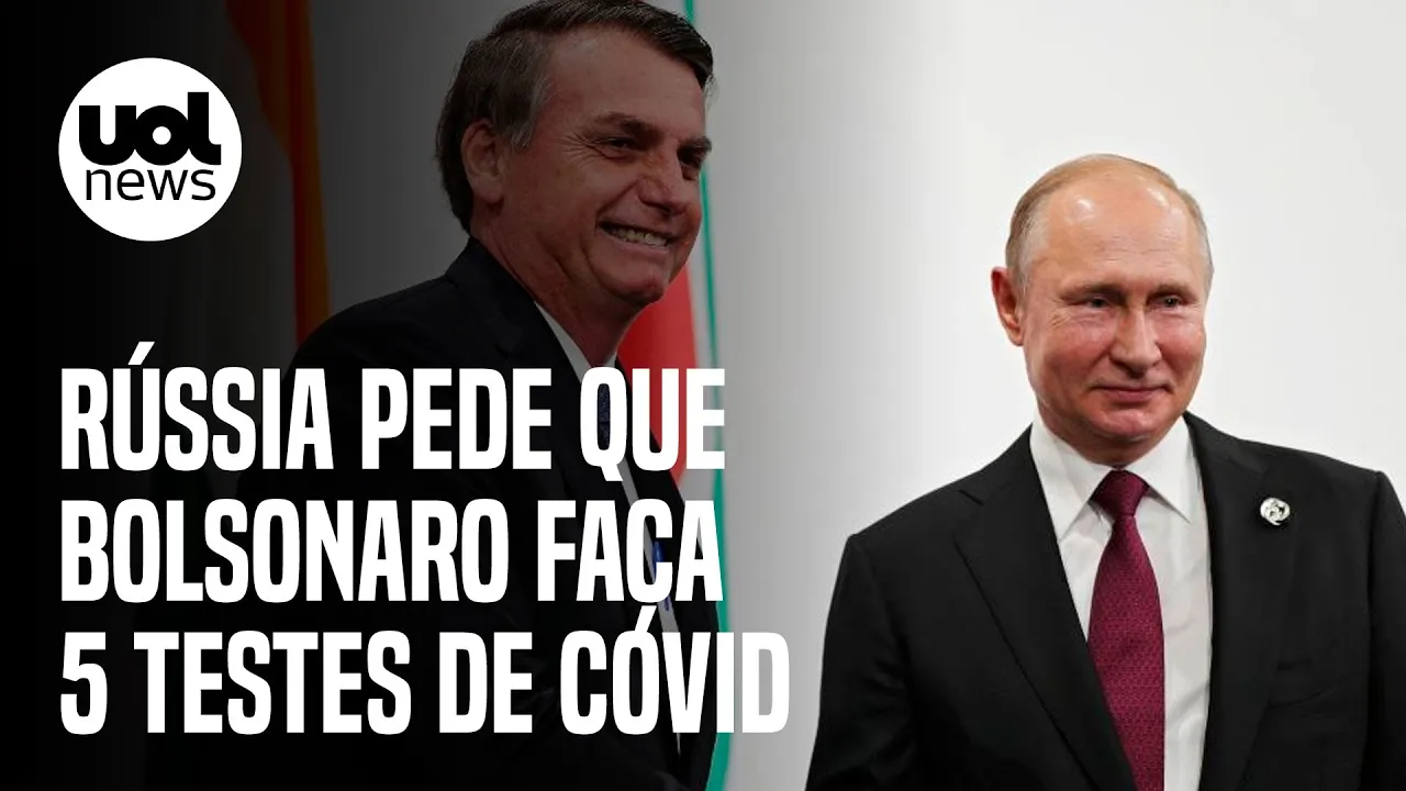 Bolsonaro na Rússia: Kremlin pede que presidente faça 5 testes de covid antes de encontro com Putin