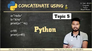 Concatenate in Python How to Join Multiple Strings Together