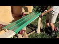 Long sheet metal bends no brake