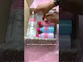 Packing unicorn slime kit