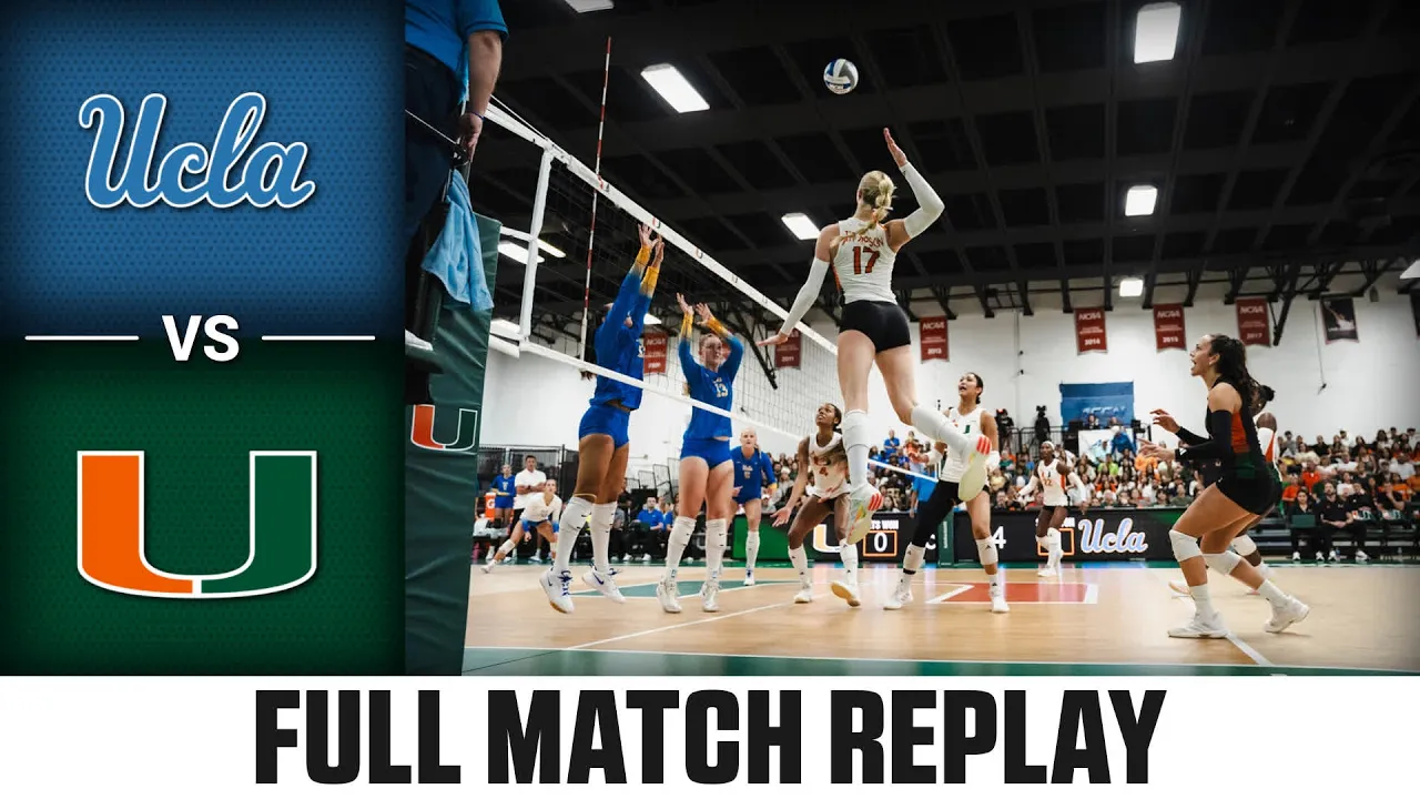 UCLA vs. Miami Full Match Replay | 2026 ACC Volleyball