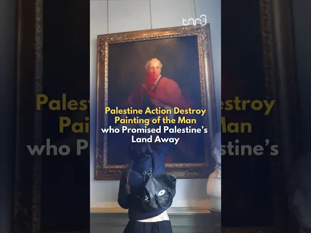 Trinity College, destroyed painting of Balfour whose declaration began ethnic cleansing of Palestine
