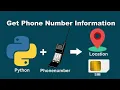 GET PHONE NUMBER INFORMATION USING PYTHON - PANDIT