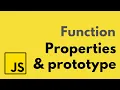 Javascript - Function Properties Prototype length new