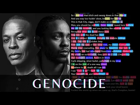 Download MP3 Dr. Dre & Kendrick - Genocide | Rhymes Highlighted