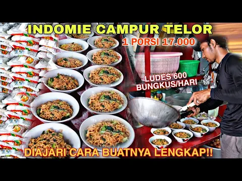 Download MP3 DIAJARI CARA BUATNYA LANGSUNG! INDOMIE DIKASIH TELOR SEPORSI 17rb HABIS 600 BUNGKUS/Hr OMSET 10 JUTA