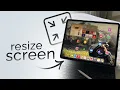 How to Resize iPad Screen tutorial