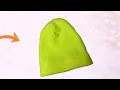 Fleece Hat Sewing Tutorial Done in Under 10 Minutes