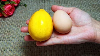 1 Лимон и 1 яйцо! Не рецепт,а ЗОЛОТО. Мало кто знает этот секретный рецептик.