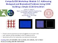 CC3D WS Module 1 E Biological and Medical Examples Simple Simulation James Glazier August 1 2023
