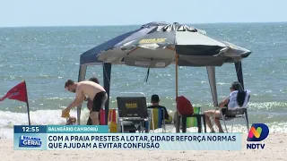 Balneário Camboriú amplia regras para manter ordem com praia prestes a lotar