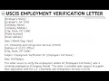 How To Write An Employment Verification Letter for USCIS Steps Guide Writing Practices