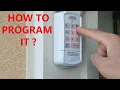 How to program Genie Universal Garage door opener Wireless Keypad after 1 year of use MY WAY