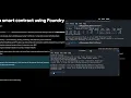 install and run foundry for BASE blockchain network development