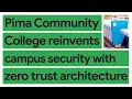 Pima Community College s Zero Trust Strategy with AI