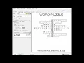 Overview of the Puzzle Maker Pro Update v2024 2 5 for Criss Cross and Acrostic Column puzzles