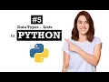 Data Types in Python-Lists Python for Data Science Python Programming Tutorial