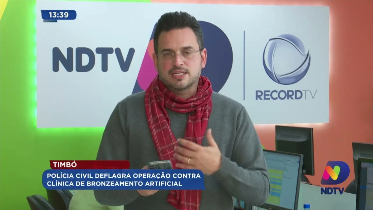 Polícia deflagra operação contra clínica de bronzeamento de Timbó