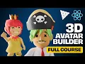 Build a 3D Avatar Builder with Threejs and React - Full Course
