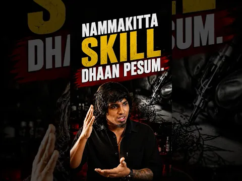 Nammakitta skill dhaan pesum Let the work speak for you.#H2OTattooAcademy #H2OMasterhand