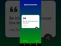 Quote Generator App Android Studio CODSOFT TASK 2