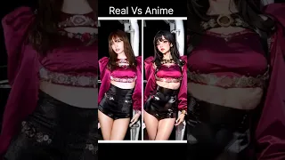 Lisa ???? their Anime looks ????????❤️????????#shorts #viral #cosplay #blackpink #lisa