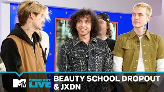 Download Beauty School Dropout \u0026 jxdn on 'dying to be you' \u0026 Touring w/ Blink-182 | #MTVFreshOut MP3