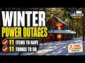 How to Prepare for Winter Power Outages - 11 Items to Have 11 Things to Do