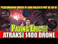 Download Lagu 🔴PERSEMBAHAN PALING EPIC😱‼️1400 DRONE🛸 DI TERBANGKAN‼️ DI  BANDARAN HI,  DI HUT KE-80 RI🇮🇩