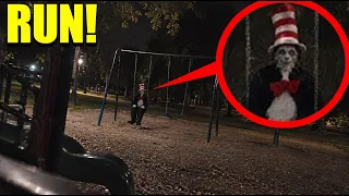 If you ever see the Cat in the Hat in the Playground... RUN FAST!